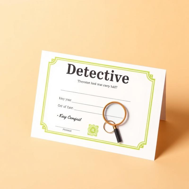 Detective Certificate